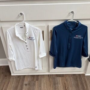 OGIO Women’s Polo Shirts - White and Navy